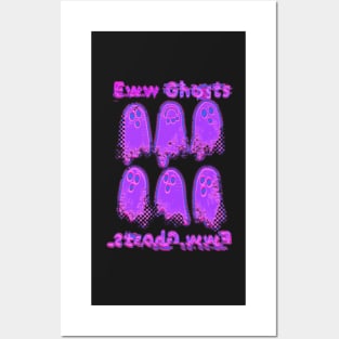 Eww purple ghosts Posters and Art